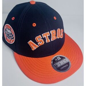 New Era Houston Astros Felt x MLB Navy Low Profile 9FIFTY Snapback HAT – NWT 🧢